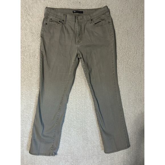 Levi's 505 Straight Leg Jeans Women's Size 14 M Gray Denim Pockets - Picture 1 of 11